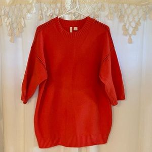 Anthropologie Relaxed Fit Sweater in Pink/Rose